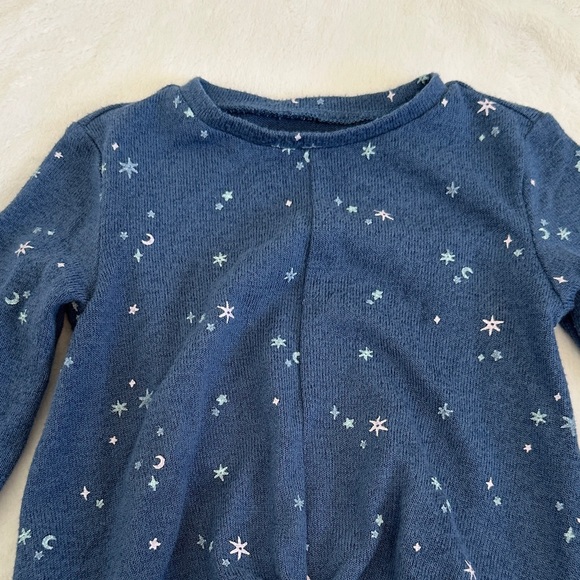 OshKosh B'gosh Navy Starry Long Sleeve Tee - Picture 2 of 4